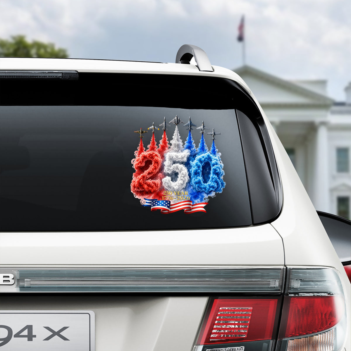 250 Year Anniversary Patriotic USA Semiquincentennial Car Sticker HO82 902920