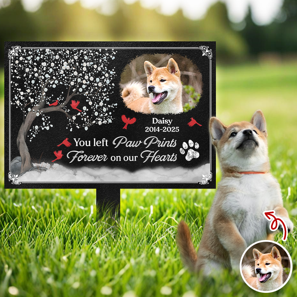 You Were My Favorite Hello And My Hardest Goodbye - Custom Pet Memorial Photo Garden Stake CH07 896344