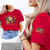 Bald Eagle United States Of America 250th Anniversary Sleeve Tee Shirt LM32 897793