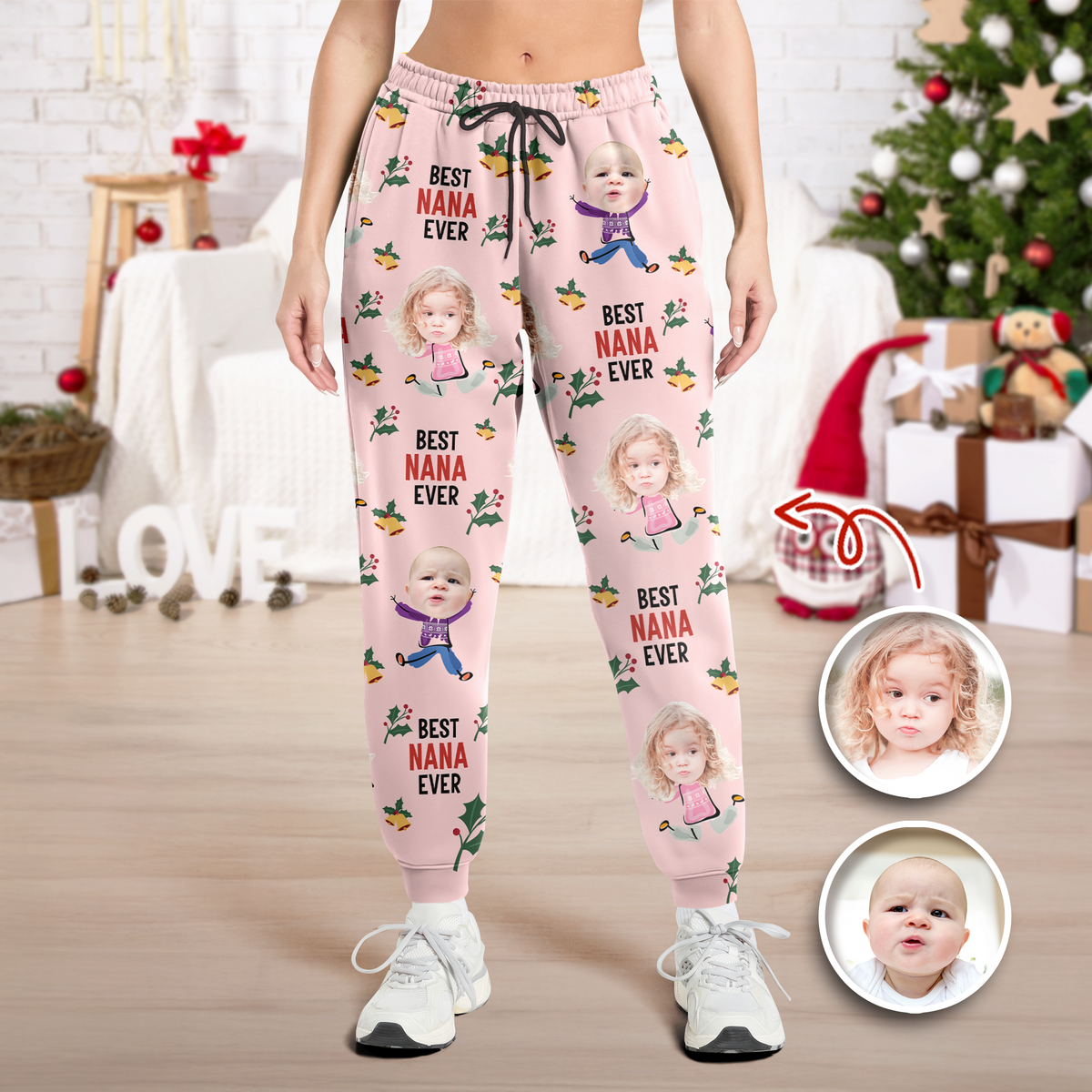 Best Nana Ever Custom Grandkids - Personalized Sweatpants LM32 895107