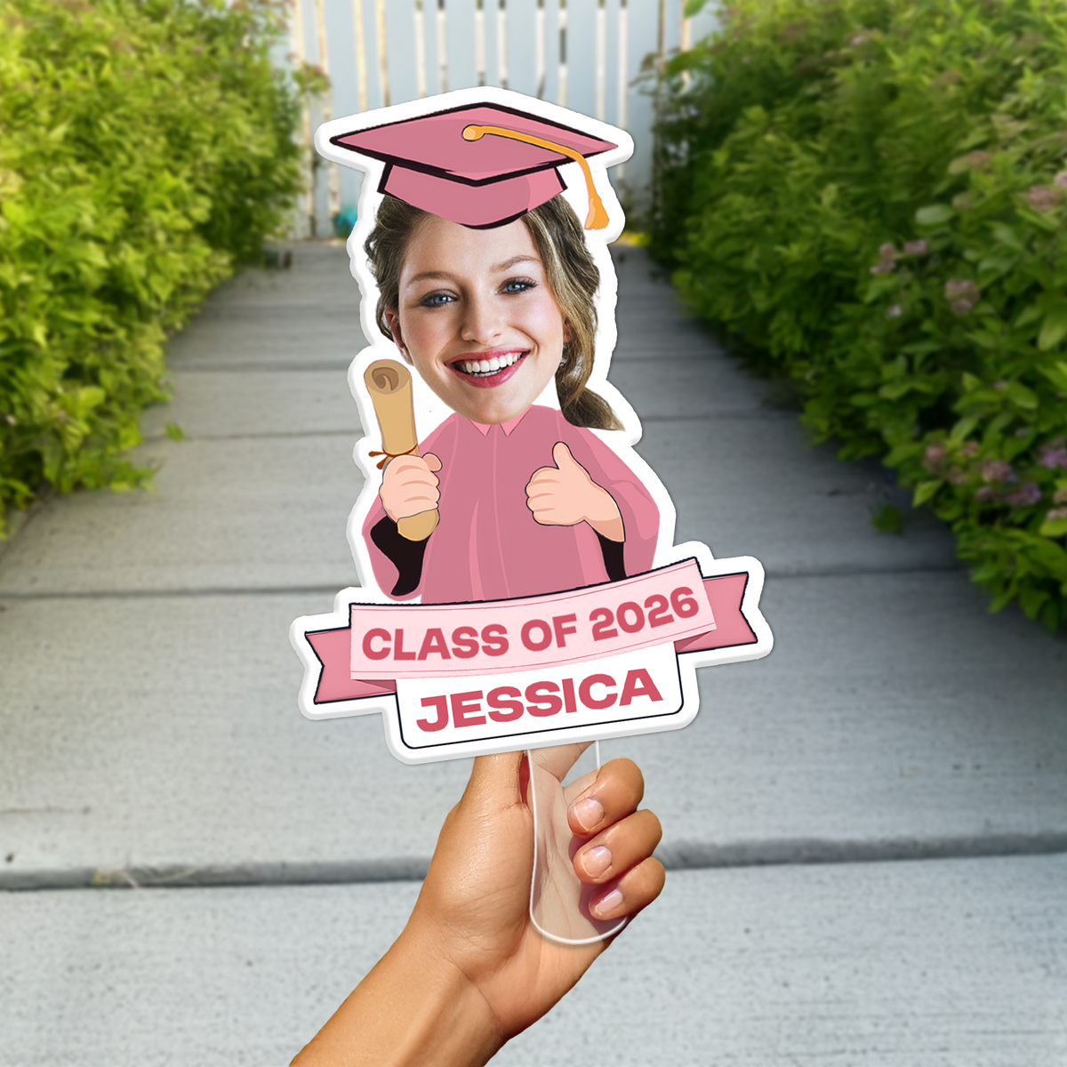 Custom Funny Face Class Of 2026 Graduation Face Fan Gift HA75 898604