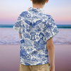 America 250th Anniversary 1776-2026 Toile De Jouy Style Kid Hawaii Shirt TH10 169407