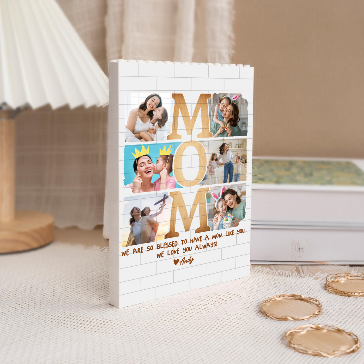 Custom Photo I Am So Blessed To Have A Mom Like You Building Block HO82 901426