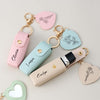 Custom Name Engraved Birth Flower Lipstick Keychain Case With Mirror - Valentine Gift, Birthday Gift for Her LM32 897659