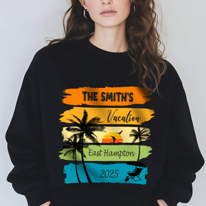 Custom Family Vacation Shirts 2025 – Personalized Family Trip Dark Shirts LM32 893817