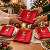 Personalized Reindeer Reusable Cotton Napkin Christmas Decor HA75 919386