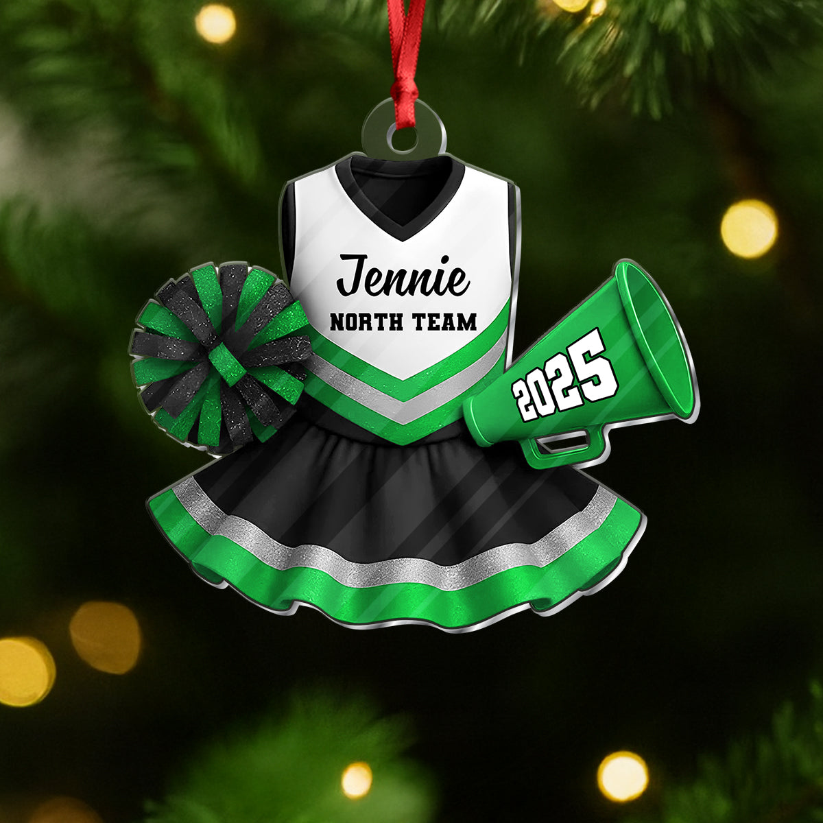Personalized Cheerleader 2025 Acrylic Ornament Gift Cheer Coach LM32 897393