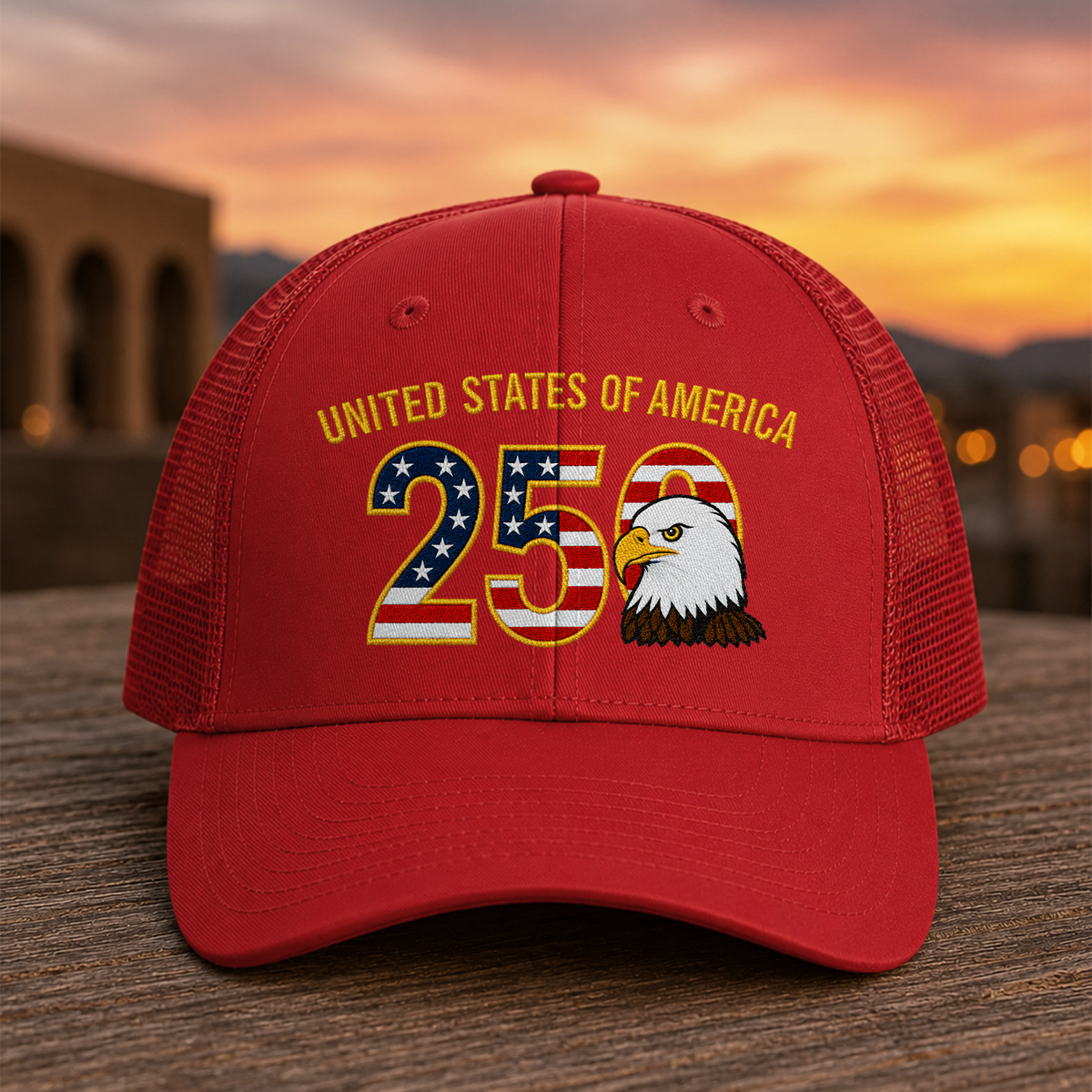 Patriot 250th Anniversary Trucker Hat 4th of July Gift CH07 911940