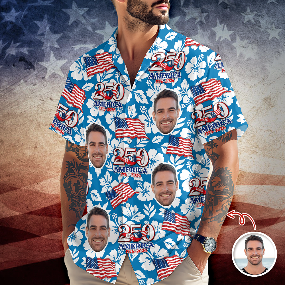 Custom Photo 250th America Hawaii Shirt TH10 169053
