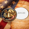 Custom Name USA Semiquincentennial 1776-2026 Liberty Bell & Eagle Badge Acrylic Pin HO82 901824