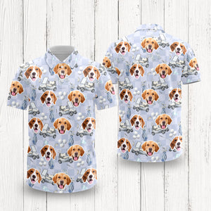 Custom Pet Photo Golf Polo Shirt Gift For Golfer, Golf Lovers, Dog Cat Lovers HO82 900840