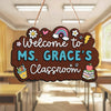 Welcome To Classroom Personalized Door Sign Gift For Teacher HO82 894294