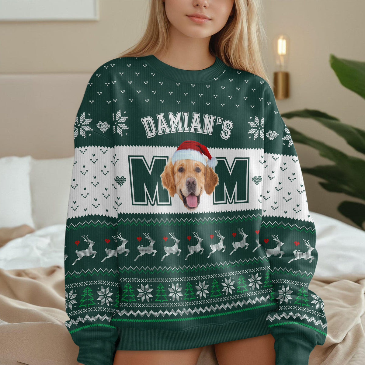 Custom Photo Dad Mom Ugly Sweater HO82 900314