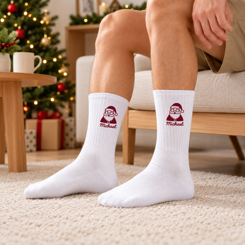 Personalized Name Christmas Embroidered Socks HA95 919472