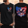 250 Years American 250th Anniversary Back & Front Shirt USA Flag We The People Dark Shirt CH07 910954