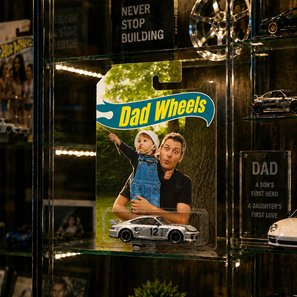 Personalized Dad Wheels Toy Car Photo Gift For Father’s Day HA75 921530