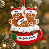 Personalized Custom Member Name Gingerbread Family Resin Ornament For Christmas TH10 171131