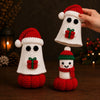 Funny Adult Naughty Spooky Crochet Ghost Halloween Decor, Christmas Decor LM32 670027