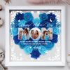 Custom Photo Happy Mother's Day Heart Flower Shadow Box HO82 893610