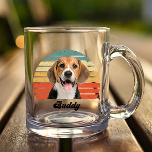 Custom Dog Cat Photo Retro Glass Mug HO82 891126