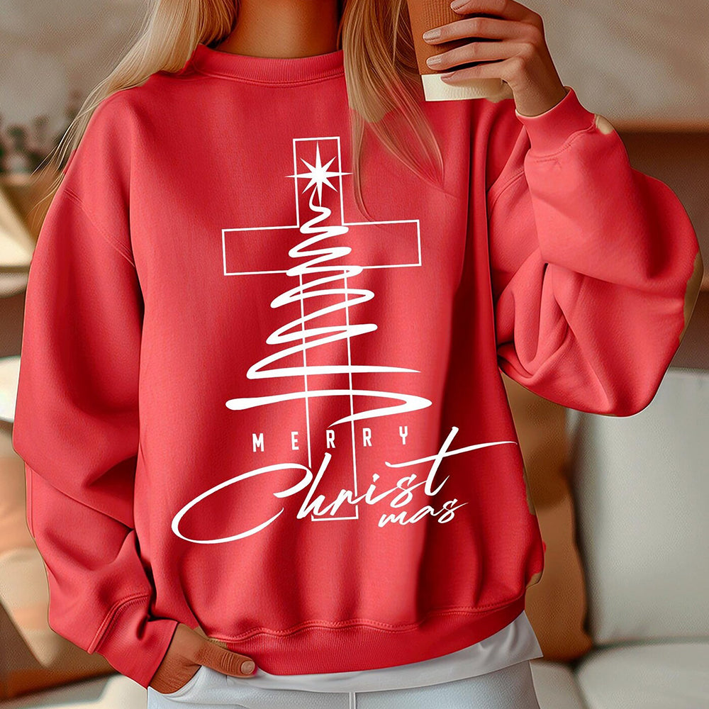 Merry Christmas Christmas Cross Shirt HO82 900434