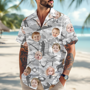 Custom Photo Best Bucking Dad Ever Hunting Hawaii Shirt HO82 893784