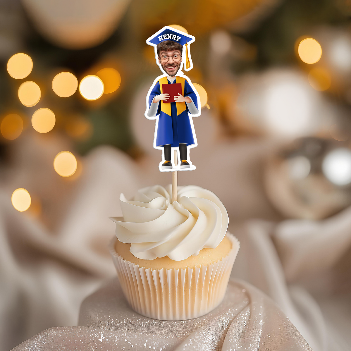 Custom Face Class of 2026 - Graduation Personalized Decoration Cupcake Toppers HA75 920858