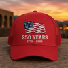 America Flag 250 Years Anniversary  1776-2026 Embroidered Trucker Hat CH07 911912