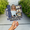 Custom Photo Lights, Camera, Graduate Class Of 2026 Face Fan LM32 899311