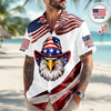 Custom Name USA 250th Anniversary Eagle Hawaii Shirt - Personalized Patriotic America 1776-2026 HO82 902082