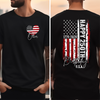 Custom Name USA 250th Birthday 1776-2026 Independence Day Back & Front Dark Shirt HO82 902222