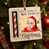 Personalized Photo Christmas Wood Money Holder Ornament Christmas Gift for Kids TH10 171023