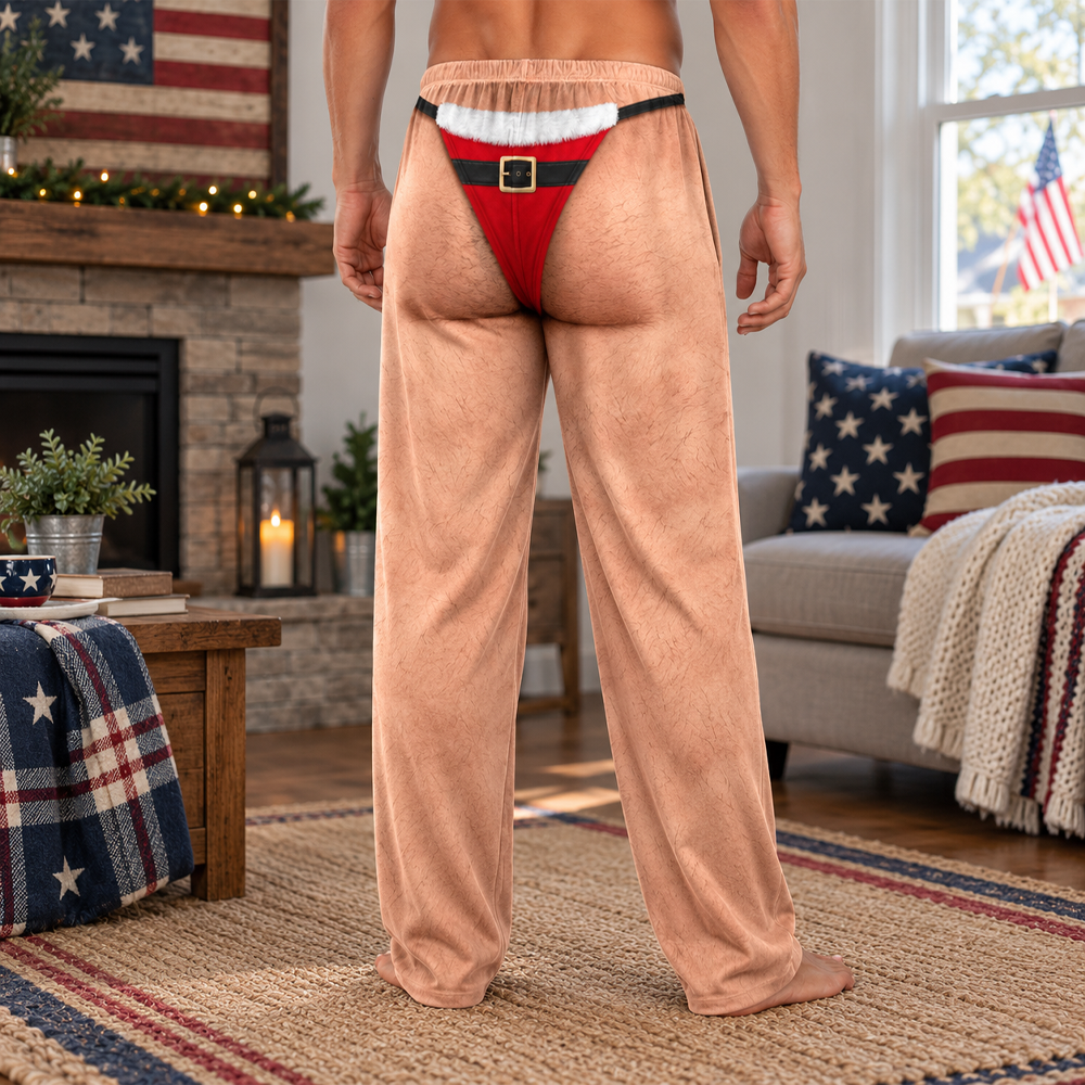 Hairy Body Christmas Sweatpants Gag Gift For Him TH10 170797