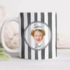 Custom Baby Face Plaid Pattern Print Full Mug - Personalized Gift for Parents LM32 899969
