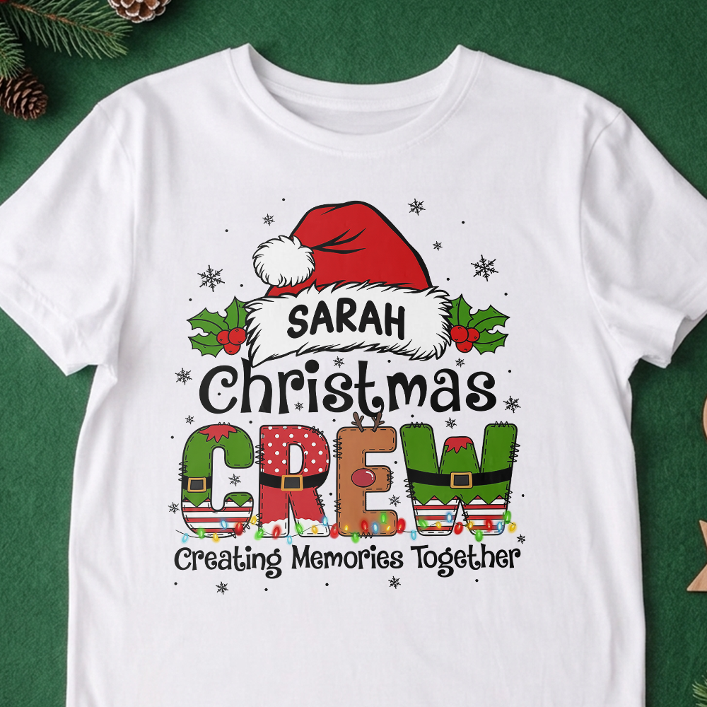 Personalized Christmas Crew Matching Family Shirt Xmas Party Gift TH10 171323