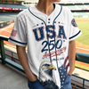 USA 250th Anniversary Baseball Jersey Shirt 4th of July Gift CH07 911834