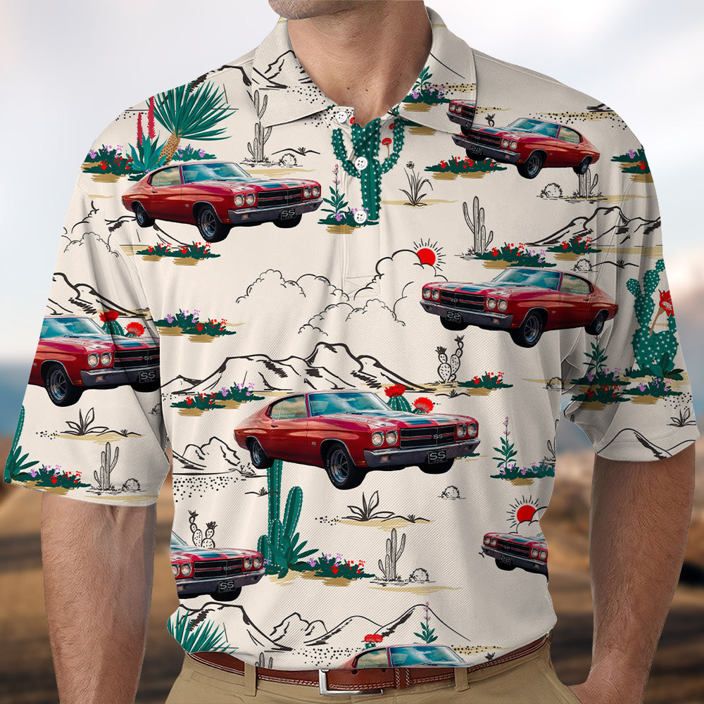 Custom Photo Route 66 For Car Lover Polo Shirt CH07 895806