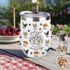 Custom Photo Just A Girl Who Loves Dogs Wine Tumbler HA75 897100