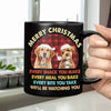 Custom Christmas Dog Photo Every Snack You Make Black Mug For Dog Lovers CH07 899940