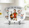 Personalized Dad Grilling Buddies Grilling Platter, Personalized BBQ Tray -  BBQ Gift For Dad, Father's Day Gifts HO82 902566