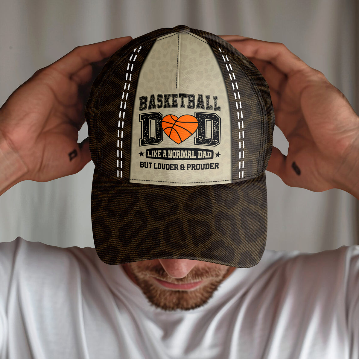 Personalized Sports Mom, Dad - Like A Normal But Louder & Prouder AOP Cap LM32 899239