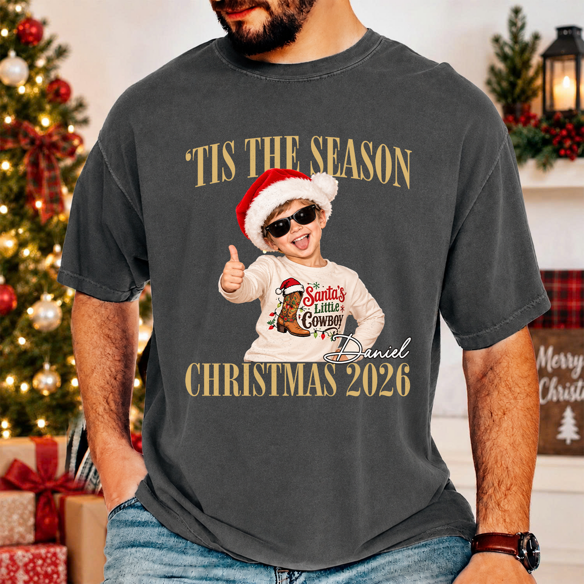 Custom Photo 'Tis The Season Christmas 2026 Comfort Shirt TH10 171307