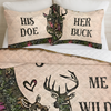 She Keeps Me Wild Personalized Hunter Couple Quilt Bedding Set Gift For Couple, Husband, Wife CH07 895478