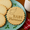 Custom Name Animal Baby Shower Cookie Stamp - Personalized Baking Gift CH07 180140