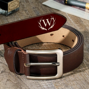 Personalized Name Engraved Leather Belt Gift For Boyfriend, Husband TH10 898277