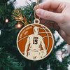 Personalized Sports Player 2-Layer Wooden Ornament For Sport Lovers LM32 895991