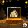Personalized Couple Photo Engraved Crystal Photo With Light CH07 899782