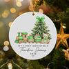 Personalized Baby First Christmas Teddy Bear Ceramic Ornament, Newborn Holiday Keepsake HA75 921908