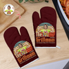 Custom Photo The GrillFather The Man The Myth The Legend Oven Mitt LM32 899235