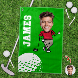 Custom Face And Name Personalized Golf Towel Funny Gift for Golf Lovers HA75 898684